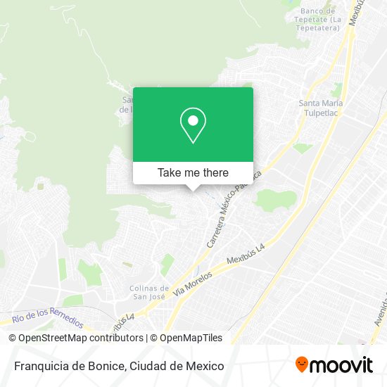 Franquicia de Bonice map