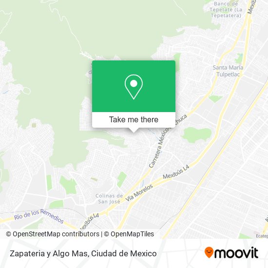 Zapateria y Algo Mas map