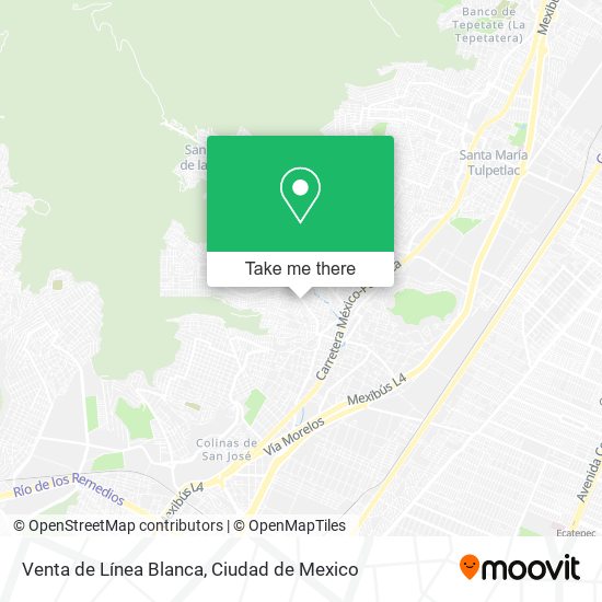 Venta de Línea Blanca map