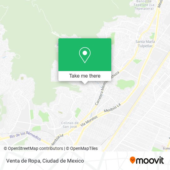 Venta de Ropa map