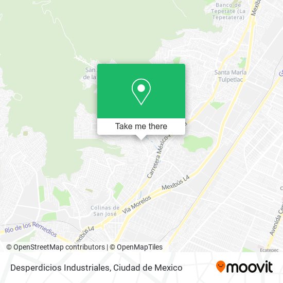 Mapa de Desperdicios Industriales