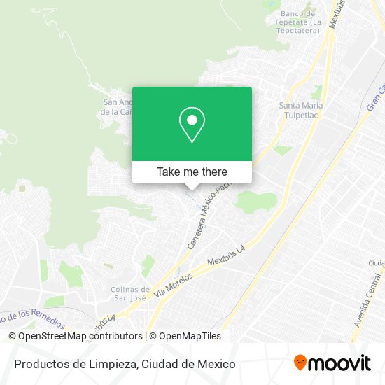 Productos de Limpieza map