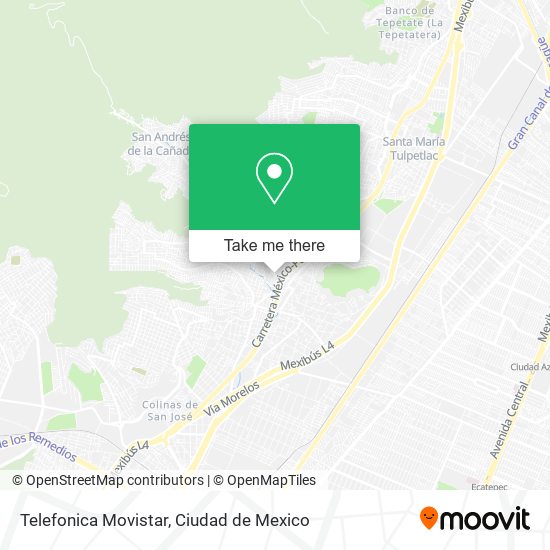 Telefonica Movistar map