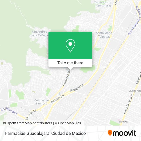 Farmacias Guadalajara map