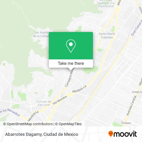 Abarrotes Dagamy map