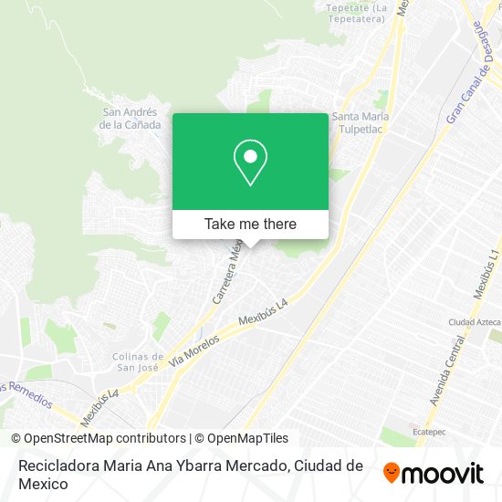 Recicladora Maria Ana Ybarra Mercado map