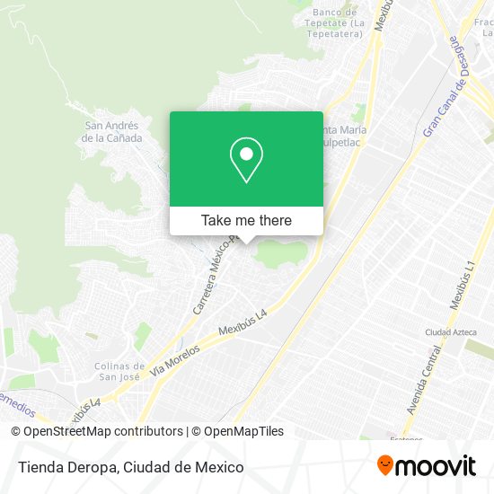 Tienda Deropa map