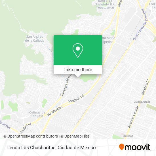 Mapa de Tienda Las Chacharitas