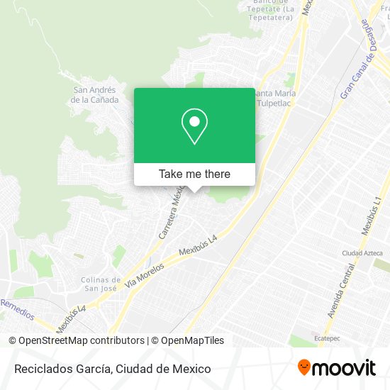 Reciclados García map