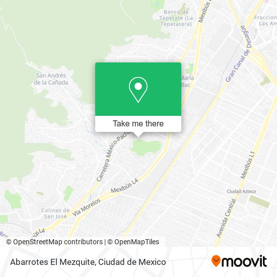 Abarrotes El Mezquite map
