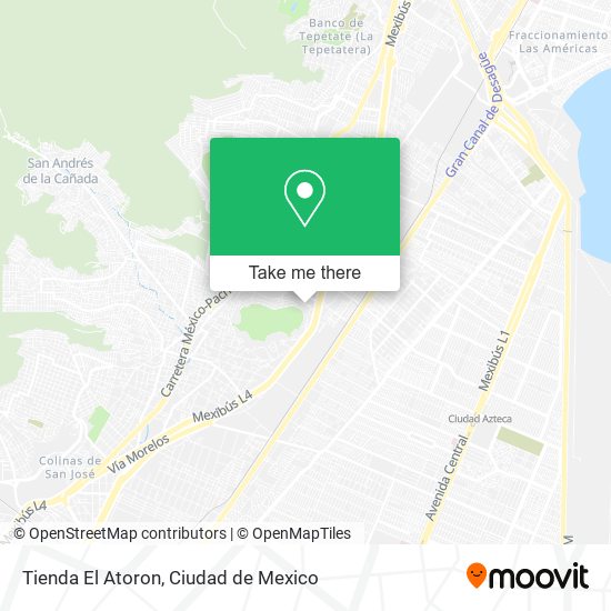Tienda El Atoron map