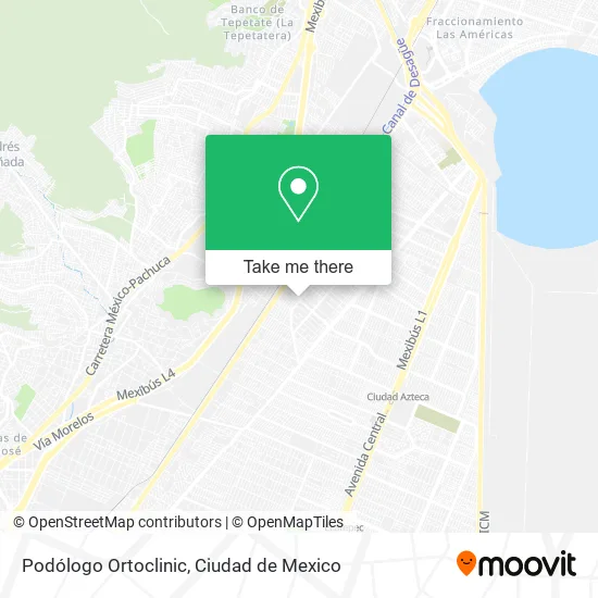 Podólogo Ortoclinic map