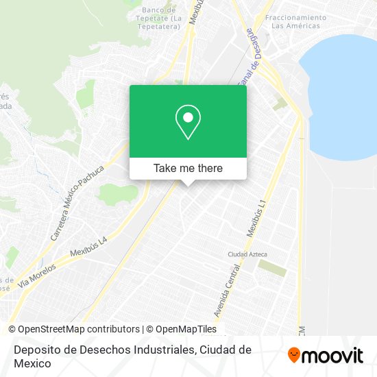 Deposito de Desechos Industriales map