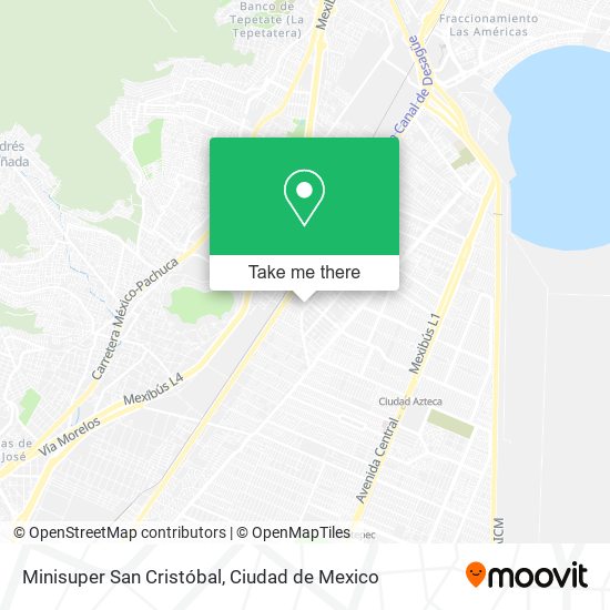 Minisuper San Cristóbal map