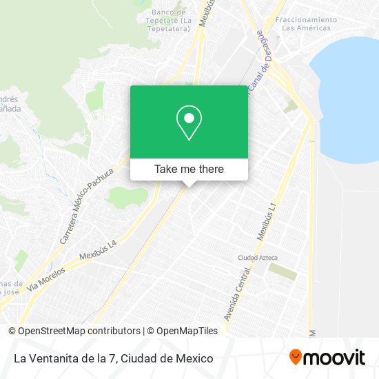 Mapa de La Ventanita de la 7