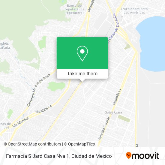 Mapa de Farmacia S Jard Casa Nva 1