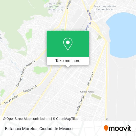 Estancia Morelos map
