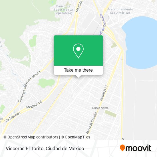 Visceras El Torito map