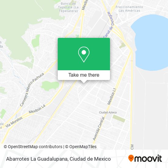 Mapa de Abarrotes La Guadalupana