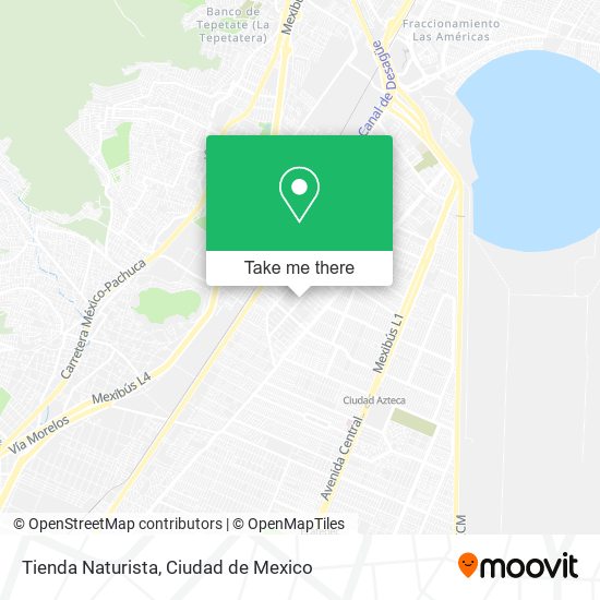 Mapa de Tienda Naturista