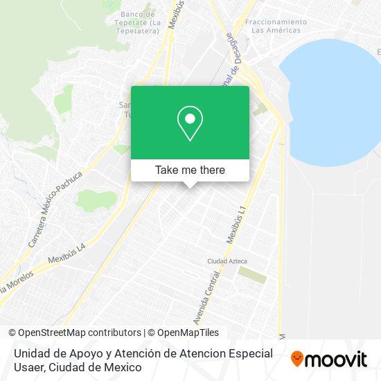 Unidad de Apoyo y Atención de Atencion Especial Usaer map