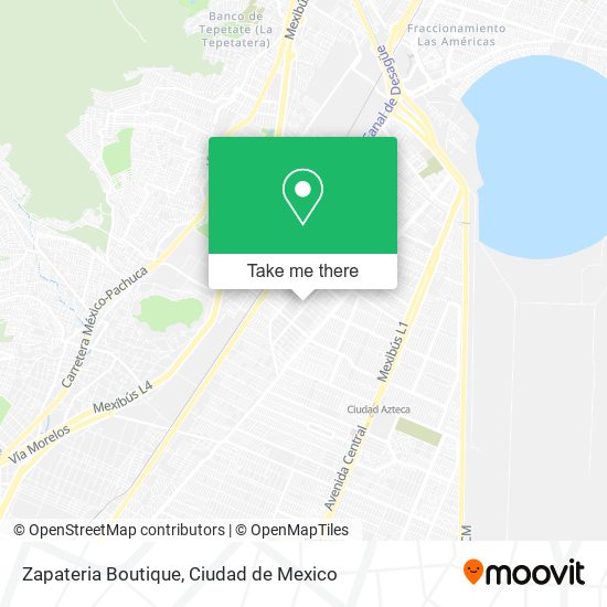 Mapa de Zapateria Boutique