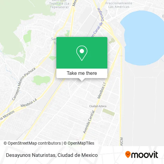 Desayunos Naturistas map