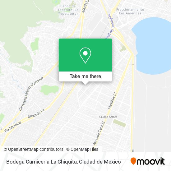 Bodega Carnicería La Chiquita map