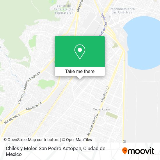 Chiles y Moles San Pedro Actopan map