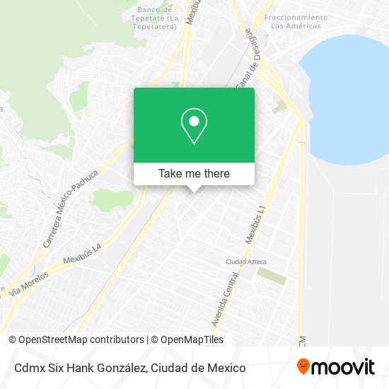 Cdmx Six Hank González map