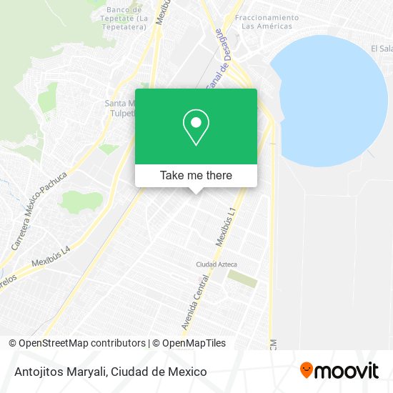 Antojitos Maryali map