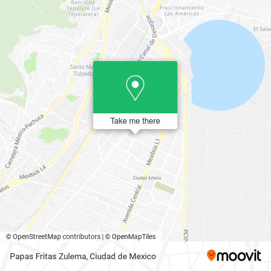 Mapa de Papas Fritas Zulema
