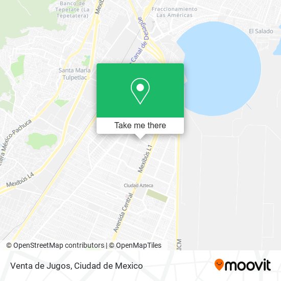 Venta de Jugos map