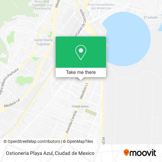 Ostioneria Playa Azul map