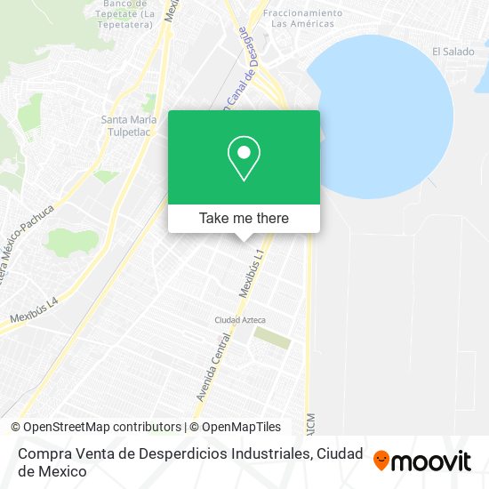 Mapa de Compra Venta de Desperdicios Industriales