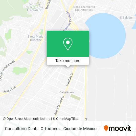 Mapa de Consultorio Dental Ortodoncia