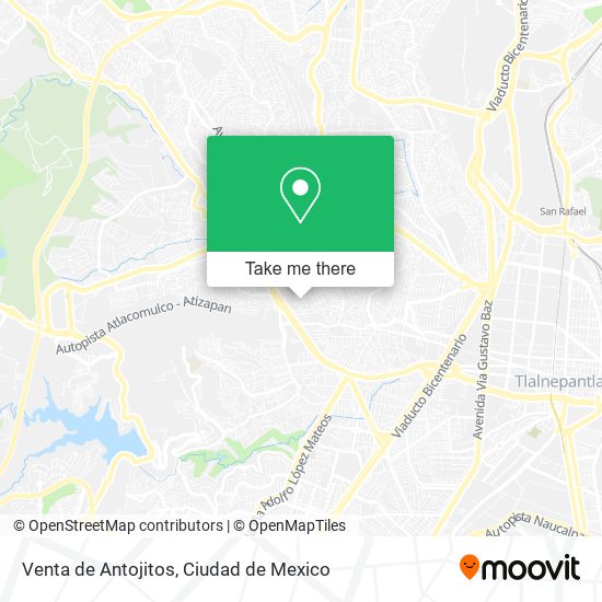 Venta de Antojitos map