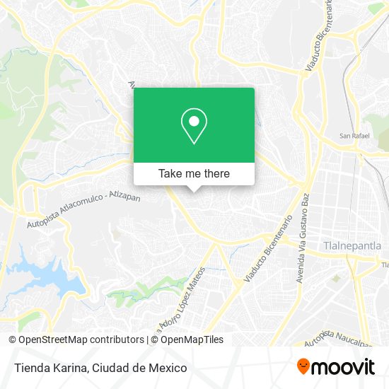 Mapa de Tienda Karina