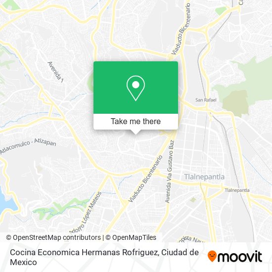 Mapa de Cocina Economica Hermanas Rofriguez