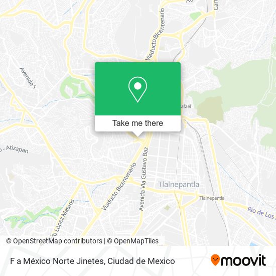 Mapa de F a México Norte Jinetes