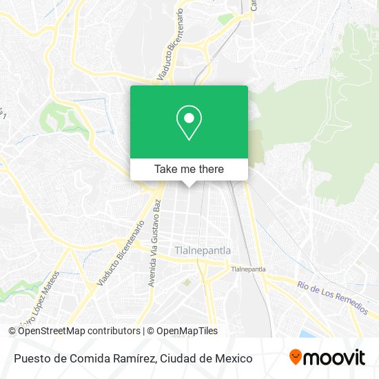 Puesto de Comida Ramírez map