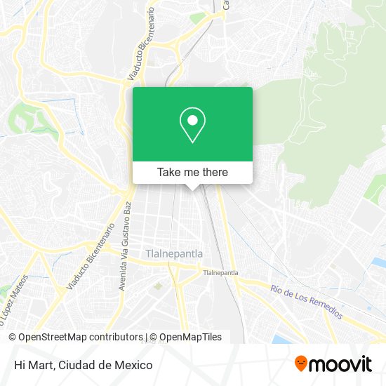 Mapa de Hi Mart