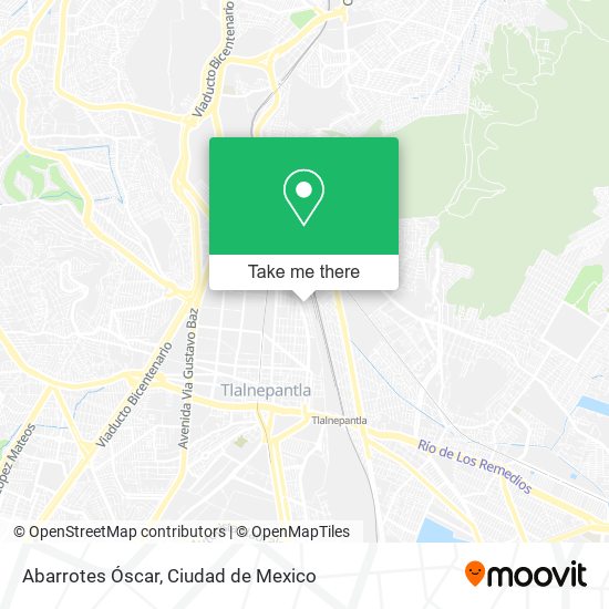 Abarrotes Óscar map