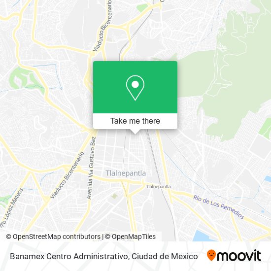 Banamex Centro Administrativo map