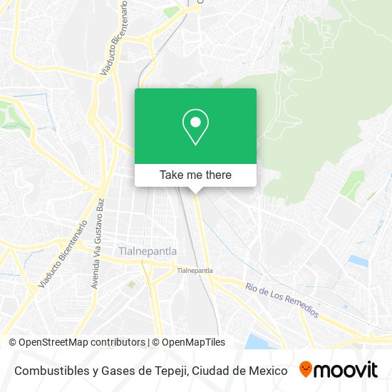 Combustibles y Gases de Tepeji map