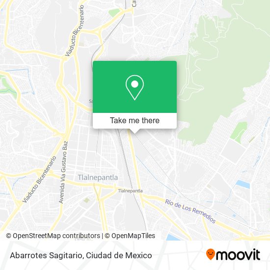 Abarrotes Sagitario map