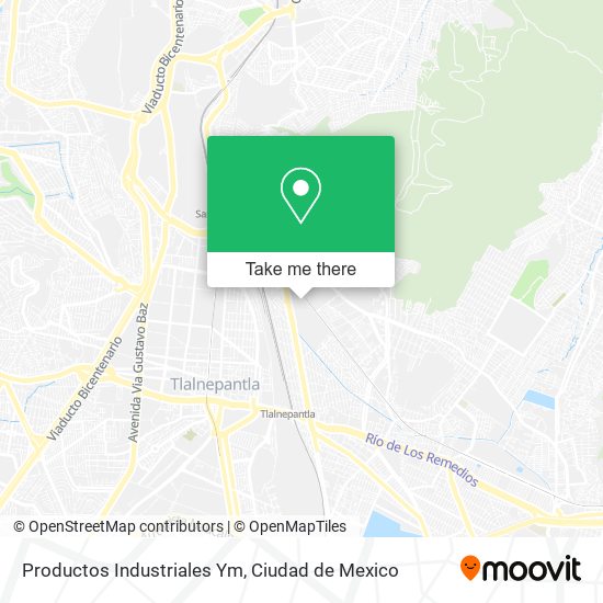 Productos Industriales Ym map