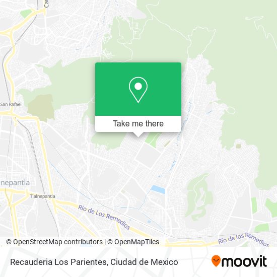 Recauderia Los Parientes map