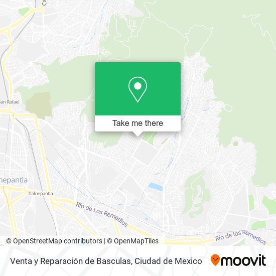 Venta y Reparación de Basculas map