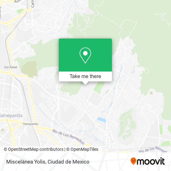 Miscelánea Yolis map